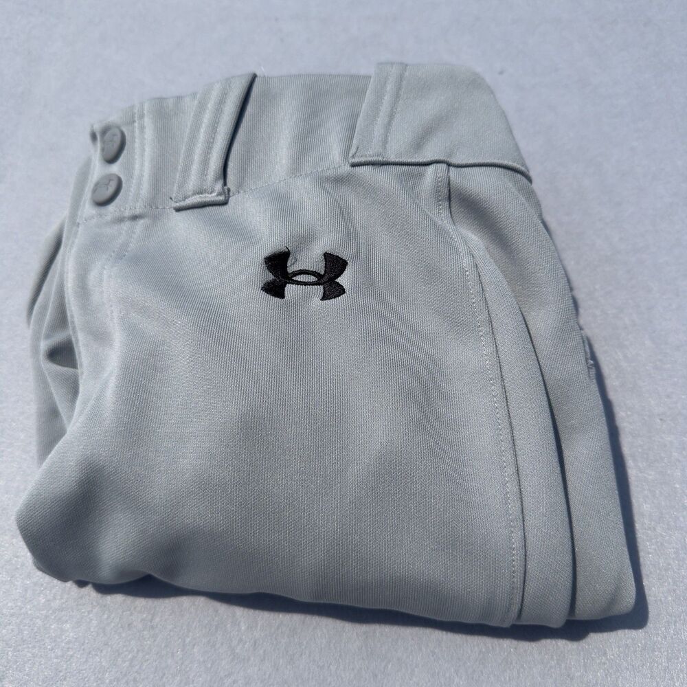Under Armour Utility Softball Pants Women's XL Gray Cropped Capri Athletic